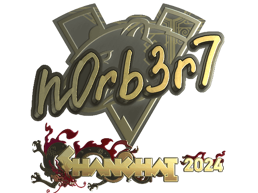 Sticker | n0rb3r7 (Gold) | Shanghai 2024