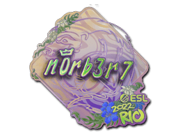 Sticker | n0rb3r7 (Holo) | Rio 2022