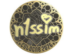Sticker | n1ssim (Gold) | Cologne 2026