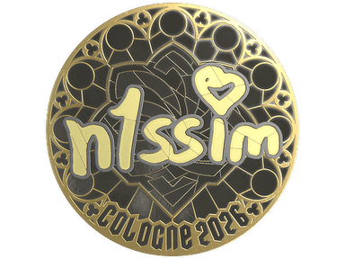 Sticker | n1ssim (Gold) | Cologne 2026