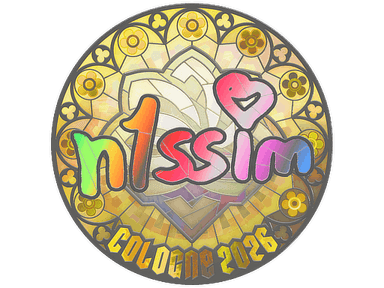 Sticker | n1ssim (Holo) | Cologne 2026