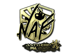 Sticker | NAF (Gold) | Antwerp 2022