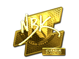 Sticker | NBK- (Gold) | Atlanta 2017