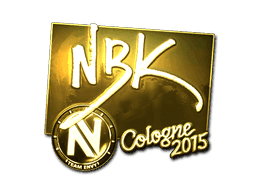 Sticker | NBK- (Gold) | Cologne 2015