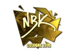 Sticker | NBK- (Gold) | Cologne 2016