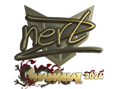 Sticker | NertZ (Gold) | Shanghai 2024