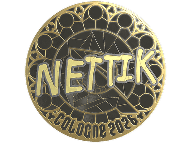 Sticker | nettik (Gold) | Cologne 2026
