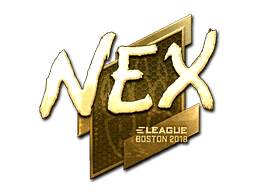 Sticker | nex (Gold) | Boston 2018