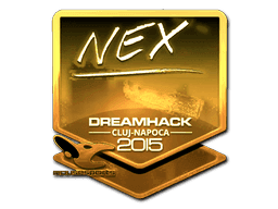 Sticker | nex (Gold) | Cluj-Napoca 2015