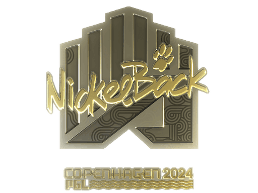 Sticker | NickelBack (Gold) | Copenhagen 2024