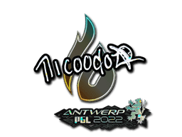 Sticker | nicoodoz (Glitter) | Antwerp 2022