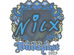 Sticker | nicx | Budapest 2025