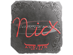 Sticker | nicx (Foil) | Austin 2025
