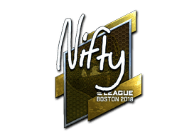 Sticker | Nifty (Foil) | Boston 2018