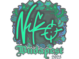 Sticker | NiKo | Budapest 2025