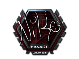 Sticker | NiKo (Foil) | London 2018