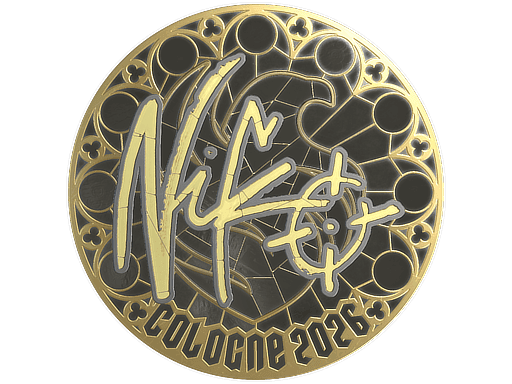Sticker | NiKo (Gold) | Cologne 2026