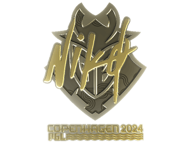Sticker | NiKo (Gold) | Copenhagen 2024