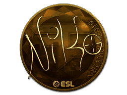 Sticker | NiKo (Gold) | Katowice 2019