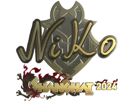 Sticker | NiKo (Gold) | Shanghai 2024