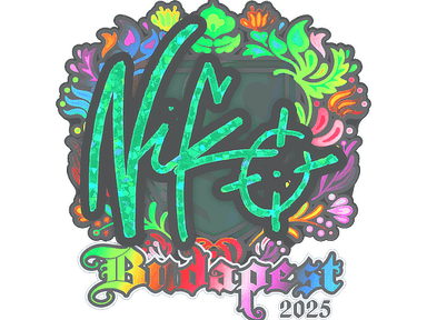 Sticker | NiKo (Holo) | Budapest 2025
