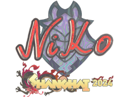 Sticker | NiKo (Holo) | Shanghai 2024