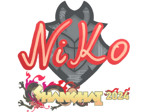 Sticker | NiKo | Shanghai 2024