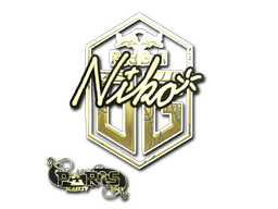 Sticker | niko (Gold)  | Paris 2023