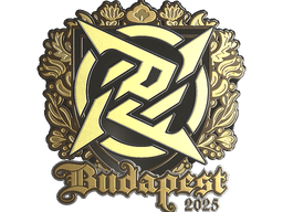 Sticker | Ninjas in Pyjamas (Gold) | Budapest 2025