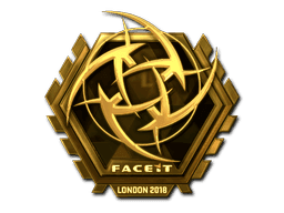 Sticker | Ninjas in Pyjamas (Gold) | London 2018