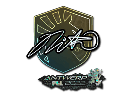 Sticker | nitr0 (Glitter) | Antwerp 2022