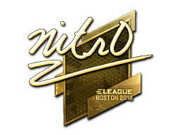 Sticker | nitr0 (Gold) | Boston 2018