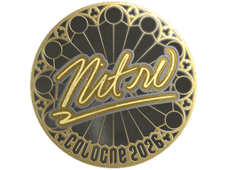 Sticker | nitr0 (Gold) | Cologne 2026