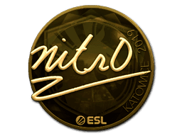 Sticker | nitr0 (Gold) | Katowice 2019