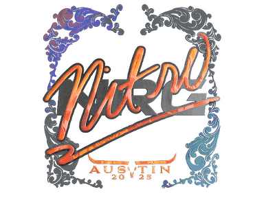 Sticker | nitr0 (Holo) | Austin 2025