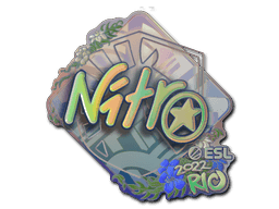 Sticker | nitr0 (Holo) | Rio 2022