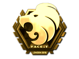 Sticker | North (Gold) | London 2018