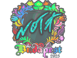 Sticker | nota (Holo) | Budapest 2025