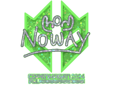 Sticker | noway (Glitter) | Copenhagen 2024