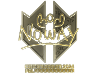 Sticker | noway (Gold) | Copenhagen 2024