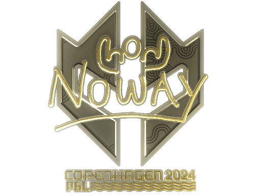 Sticker | noway (Gold) | Copenhagen 2024