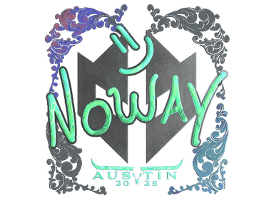 Sticker | noway (Holo) | Austin 2025