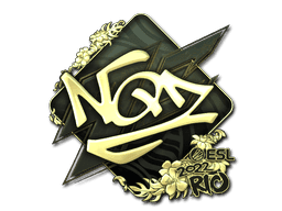 Sticker | NQZ (Gold) | Rio 2022