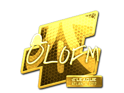 Sticker | olofmeister (Gold) | Atlanta 2017