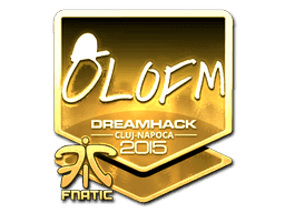 Sticker | olofmeister (Gold) | Cluj-Napoca 2015