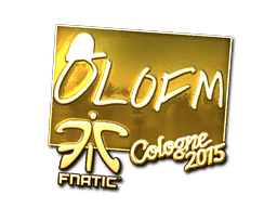 Sticker | olofmeister (Gold) | Cologne 2015