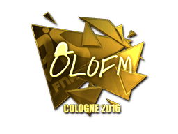 Sticker | olofmeister (Gold) | Cologne 2016