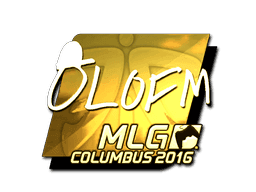 Sticker | olofmeister (Gold) | MLG Columbus 2016