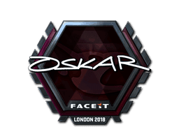 Sticker | oskar (Foil) | London 2018