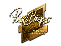 Sticker | pashaBiceps (Gold) | Boston 2018